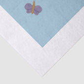 Dansende Welsh Corgi met Vlinders Tissuepapier (Detail)