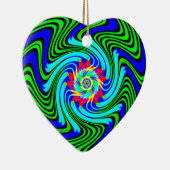 dansende werveling keramisch ornament (Rechts)