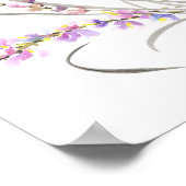 Dansende Wilde Orchidee Poster (Hoek)