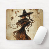 Dansende Witch Mousepad Muismat (Met muis)