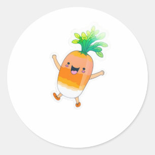 Dansende Wortel Sticker