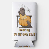 Dansende Zee Otter Drink Koeler (Achterkant)