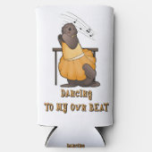 Dansende Zee Otter Drink Koeler (Voorkant)