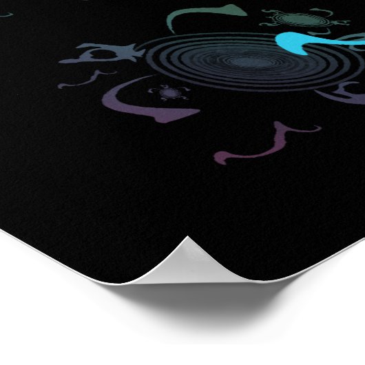 Dansende Zee Turtle Posters (Hoek)