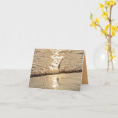 Dansende Zeevogelkaart  Kaart (Gele Bloem)