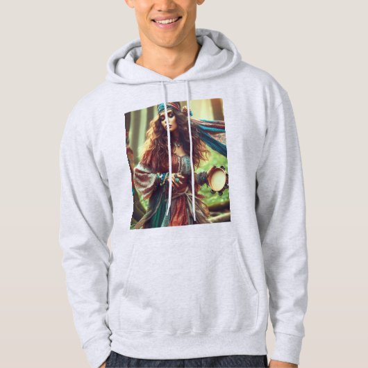 DANSENDE ZIGEUNERIN HOODIE (Voorkant)
