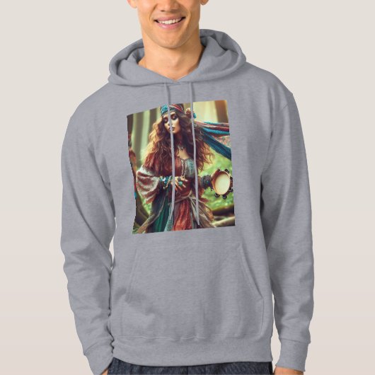 DANSENDE ZIGEUNERIN HOODIE (Voorkant)