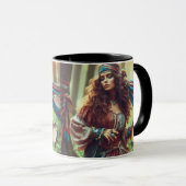 DANSENDE ZIGEUNERIN MOK (Voorkant rechts)