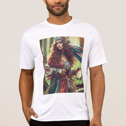 DANSENDE ZIGEUNERIN T-SHIRT (Voorkant)