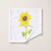 "Dansende zonnebloem" Bad Handdoek (Wasdoekje)