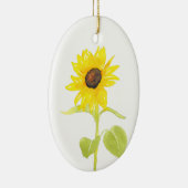 "Dansende zonnebloem" Keramisch Ornament (Rechts)