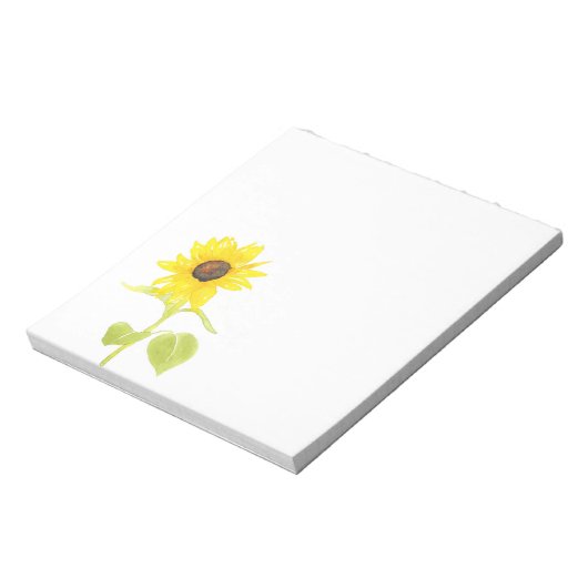 "Dansende zonnebloem" Notitieblok (Linkerzijde)