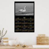 Dansende zwaan 2012 kalenderposter poster (Keuken)