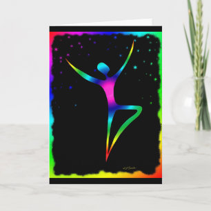 Danser 1 van de regenboog kaart