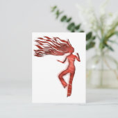 danser 2 briefkaart (Staand voorkant)