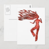 danser 2 briefkaart (Voorkant / Achterkant)