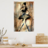 danser 4 poster (Keuken)
