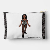 Danser Accessoire Tas Zwart Dier (Achterkant)