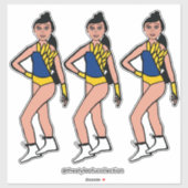 Danser Blauw Goud #2 Sticker (Vel)