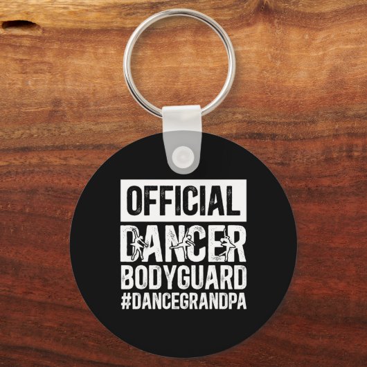 Danser Bodyguard Dans Opa van een danseres Opa Sleutelhanger (Voorkant)