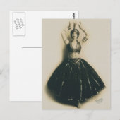 danser briefkaart (Voorkant / Achterkant)