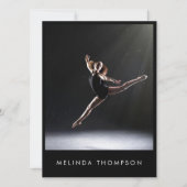 Danser Choreograaf Comp Kaart 5 Foto Headshot (Voorkant)