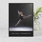 Danser Choreograaf Comp Kaart 5 Foto QR Code (Staand voorkant)