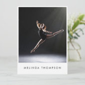 Danser Choreograaf Comp Kaart 5 Foto QR Code (Staand voorkant)