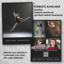 Danser Choreograaf Comp Kaart 5 Foto QR Code