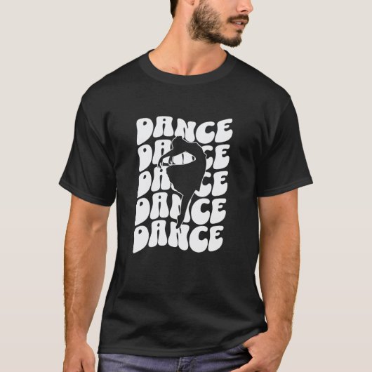 Danser Choreograaf Instructeur Student Docent Uitv T-shirt (Voorkant)