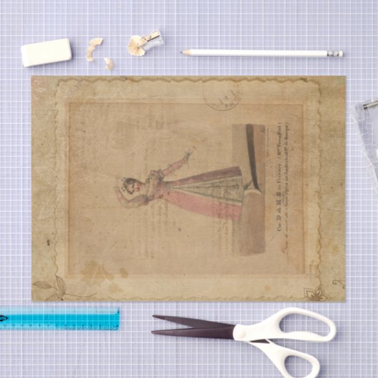  danser collage tissuepapier (Craft)