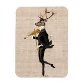 Danser deer met Violin 2 Magneet (Verticaal)