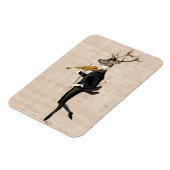 Danser deer met Violin 2 Magneet (Linkerzijde)