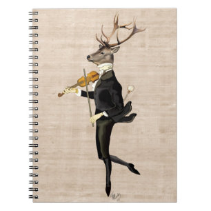 Danser deer met Violin 2 Notitieboek