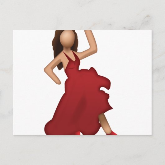 Danser - Emoji Briefkaart (Voorkant)