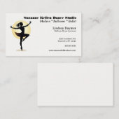 Danser en Spotlight Dance Instructor Dansstudio Visitekaartje (Voorkant / Achterkant)