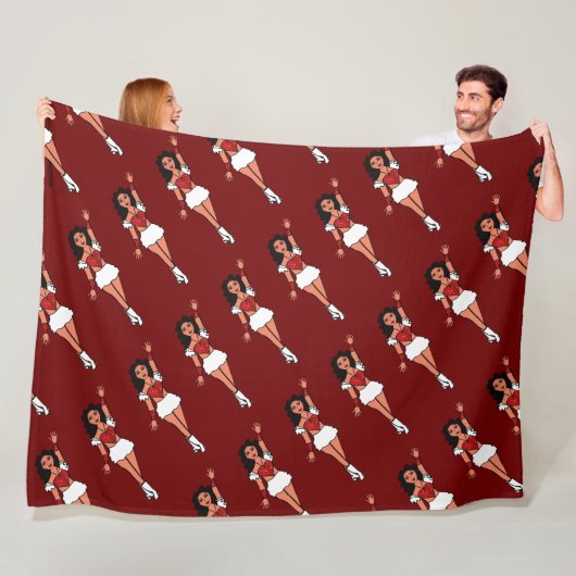 Danser Fleece Dekbed Rood Spark #2 Deken (In situ)