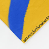 Danser Fleece Deken Geel & Blauw (Hoek)