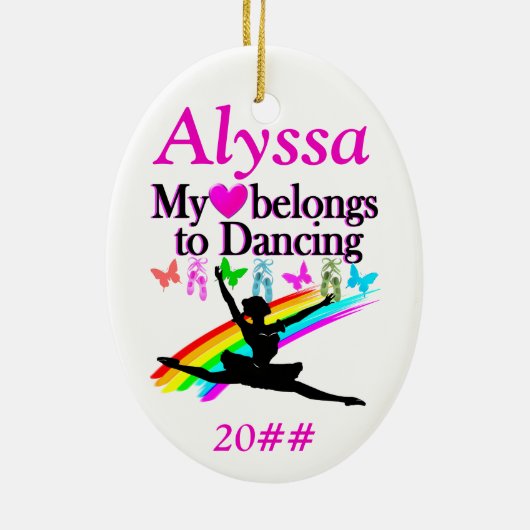  DANSER GEPERSONALISEERD ORNAMENT (Achterkant)