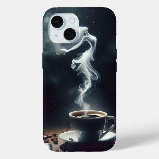 Danser in damp in koffie Case-Mate iPhone case (Achterkant)