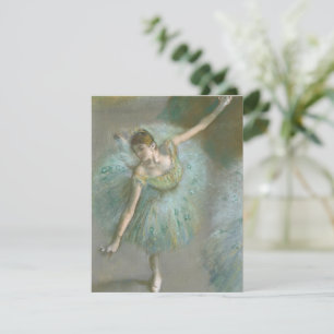 Danser in Green Edgar Degas Kaart