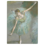 Danser in Green Edgar Degas Klembord (Achterkant)