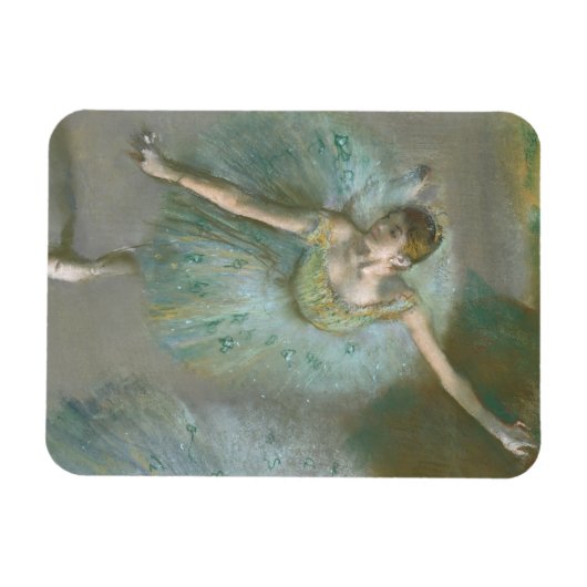 Danser in Green Edgar Degas Magneet (Horizontaal)