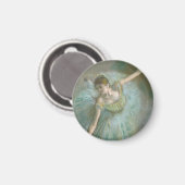 Danser in Green Edgar Degas Magneet (Voorkant / Achterkant)