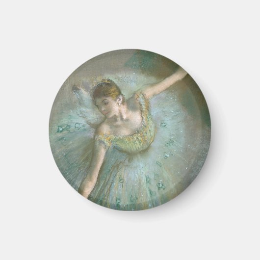 Danser in Green Edgar Degas Magneet (Voorkant)