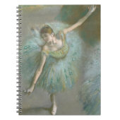 Danser in Green Edgar Degas Notitieboek (Voorkant)