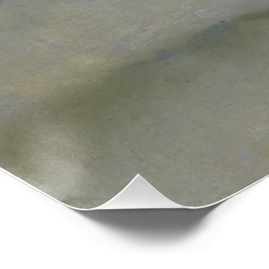 Danser in Green Edgar Degas Perfect Poster (Hoek)