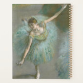 Danser in Green Edgar Degas Planner (Achterkant)