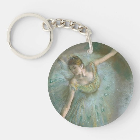 Danser in Green Edgar Degas Sleutelhanger (Voorkant)
