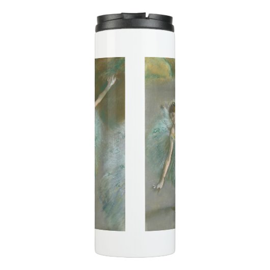 Danser in Green Edgar Degas Thermosbeker (Achterkant)